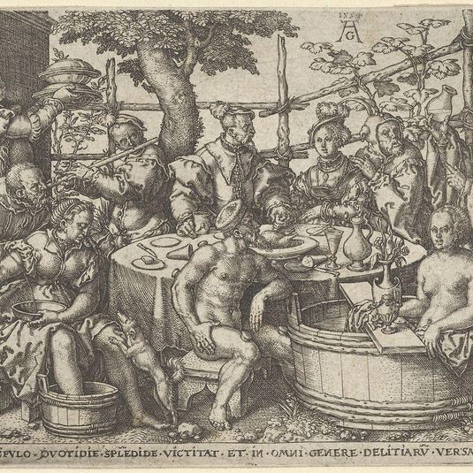 The Rich Man at His Table, from The Parable of the Rich Man and Lazarus