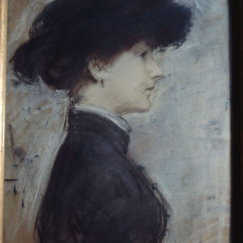 Portrait de femme de profil