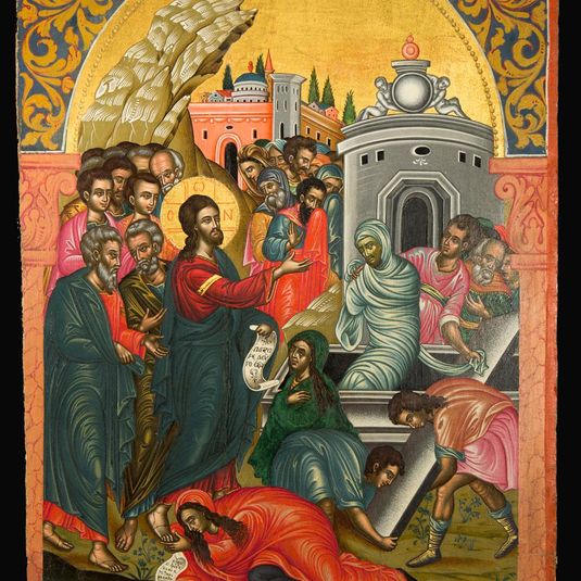 Icon Of The Raising Of Lazarus