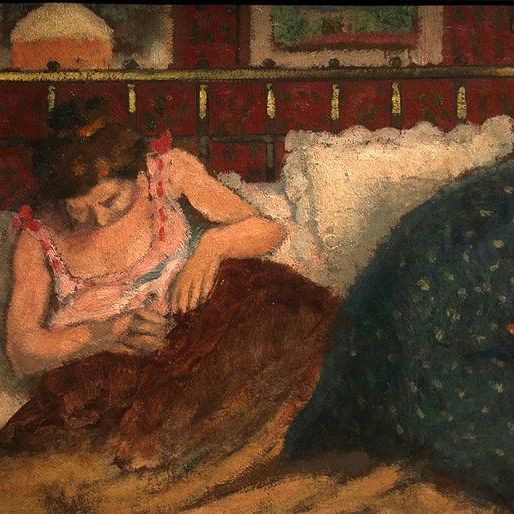 Woman with cat