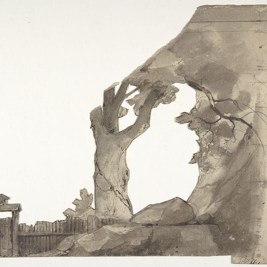 Design for a Stage Set at the Opéra, Paris