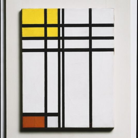 Opposition of Lines, Red and Yellow