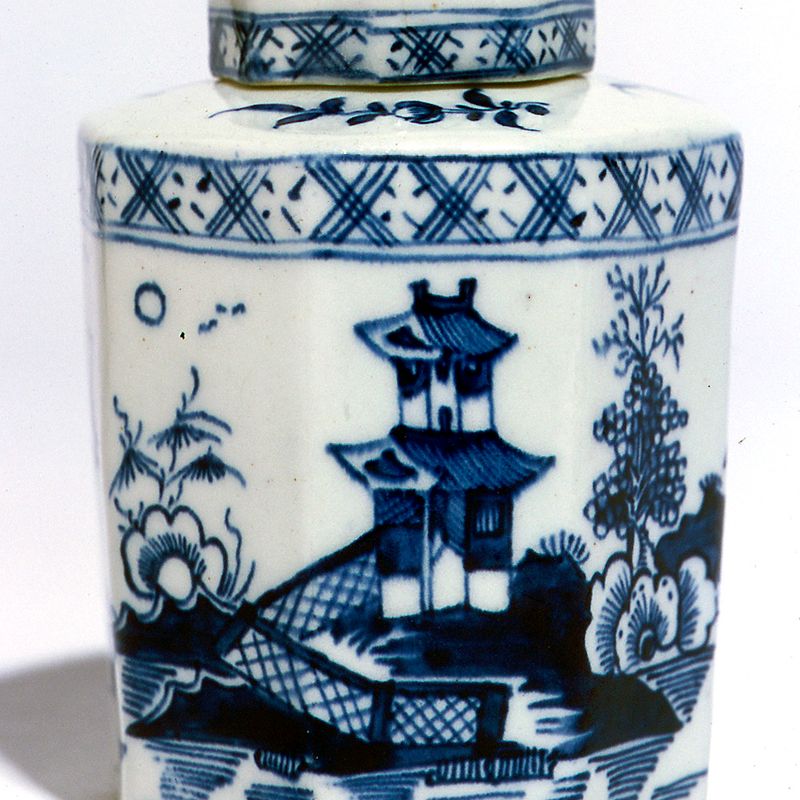 Tea Canister and Cover, c.1780