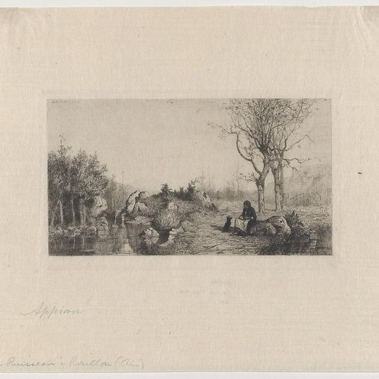 At the Bank of the Stream in Rossillon (Ain)