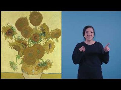 BSL Introduction to Sunflowers, Vincent van Gogh