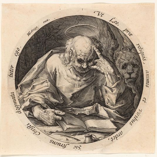 Saint Mark, plate two from The Four Evangelists