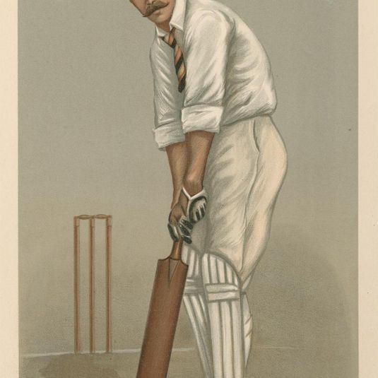 Vanity Fair - Cricket. 'Hampshire'. Captain Edward Wynyard. 25 August 1898