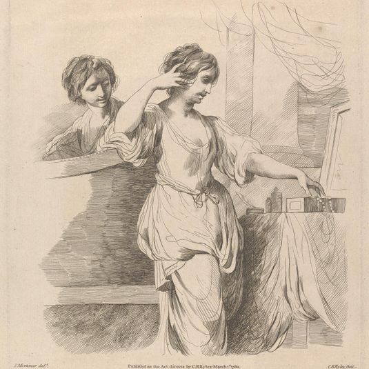 Two Women at Toilette
