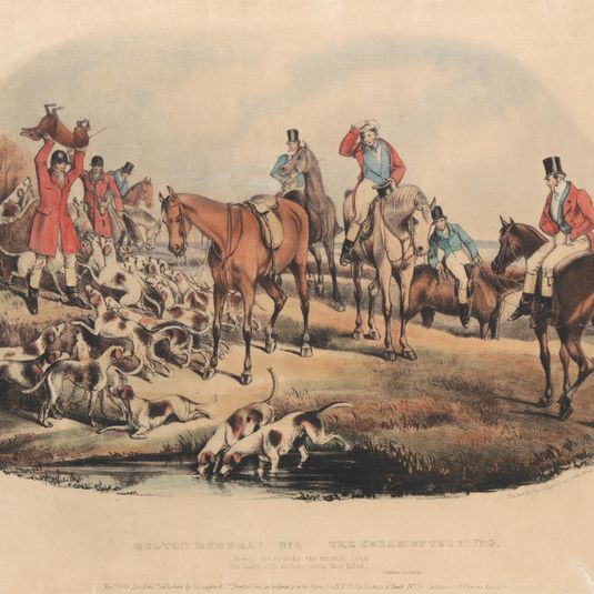 Fox Hunting [set of six]: Melton Mowbray No. 6. The Cream of the Thing
