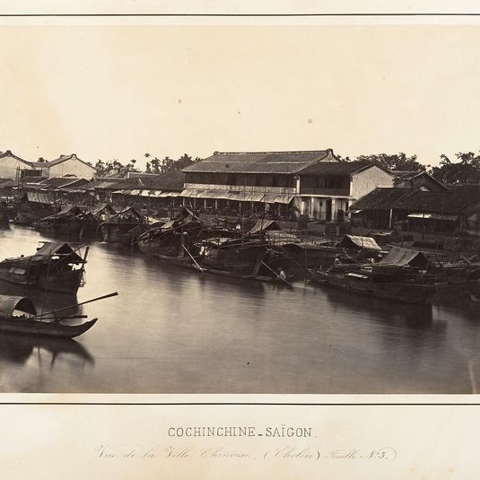 Vue de la Ville Chinoise (Cholen) Feuille No. 3, Saïgon, Cochinchine