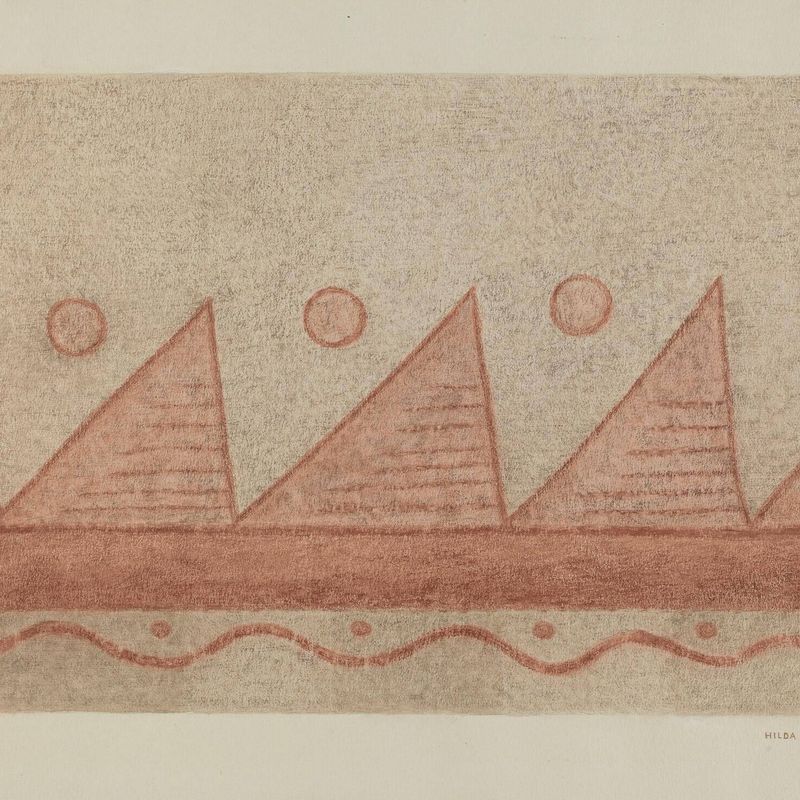 Section of Wall Decoration-Mission San Francisco de Assis (Dolores)