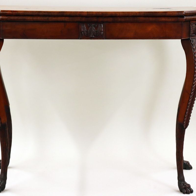 Pair of card tables