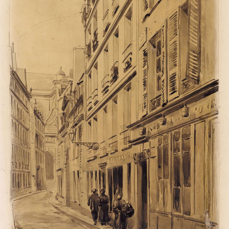 La maison de Condorcet, 15 rue Servandoni, 4 avril 1889