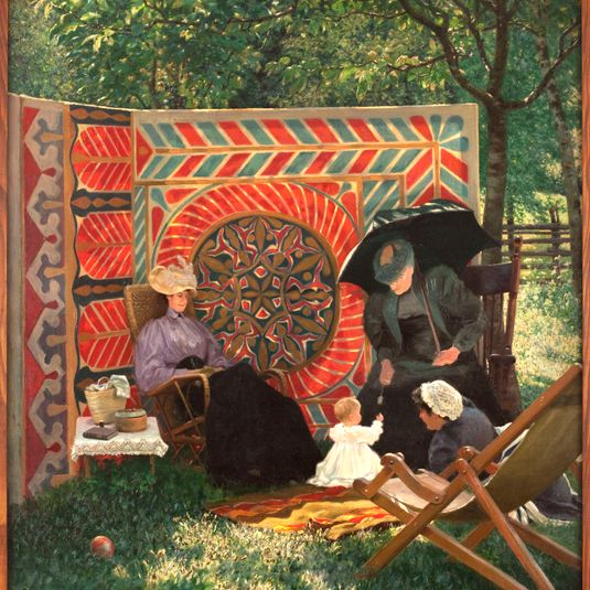 La famille du peintre à Marquartstein