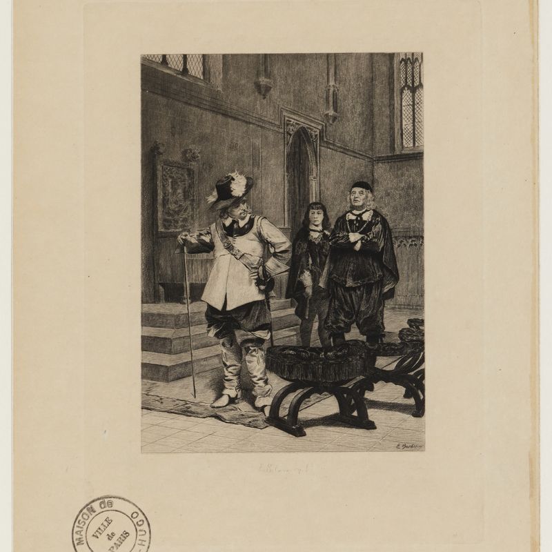 Cromwell, acte III scène IV, Cromwell et Milton