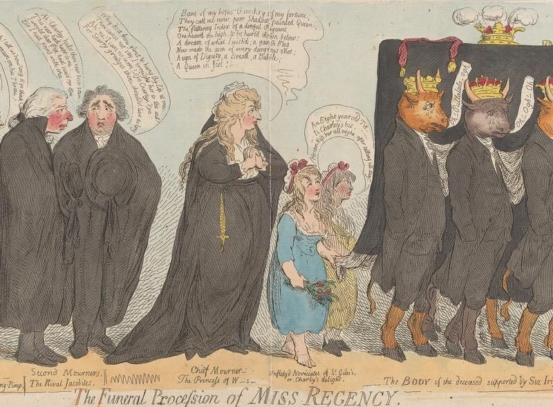 The Funeral Procession of Miss Regency