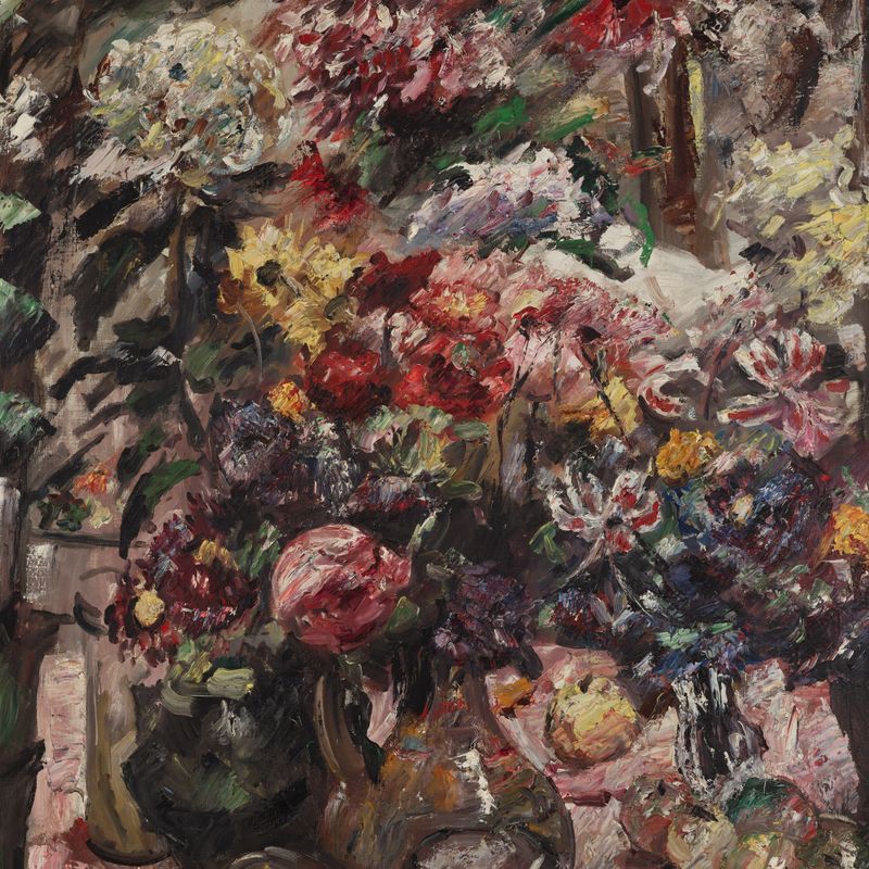 Still Life with Chrysanthemums and Amaryllis