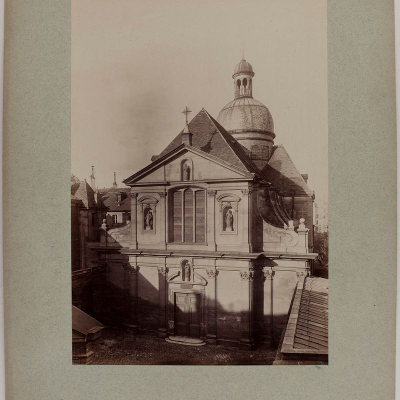 Eglise des Carmes, rue de Vaugirard, 6ème arrondissement, Paris. 1895.