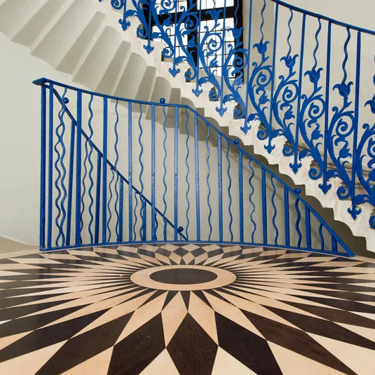 King's Antechamber and Tulip Staircase, Queen's House (Custom Print) Royal Museums Greenwich