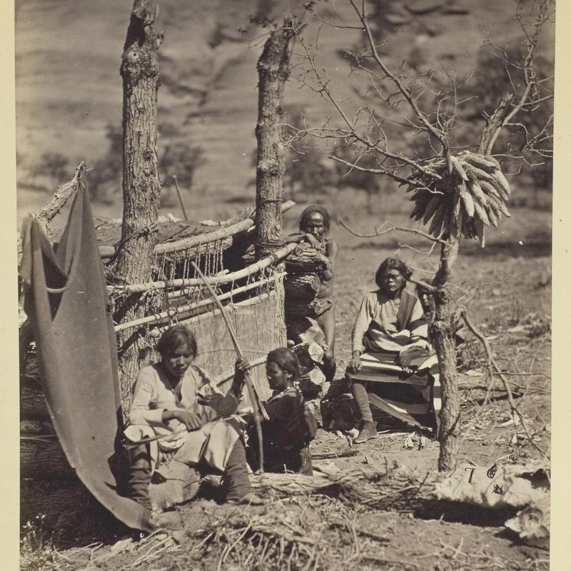 Aboriginal Life Among the Navajoe Indians, Near Old Fort Defiance, N.M.