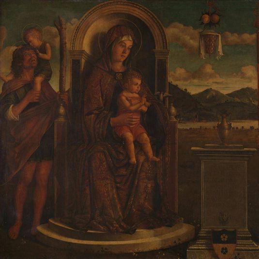 The Virgin and Child with Saints Christopher and John the Baptist, and Doge Giovanni Mocenigo