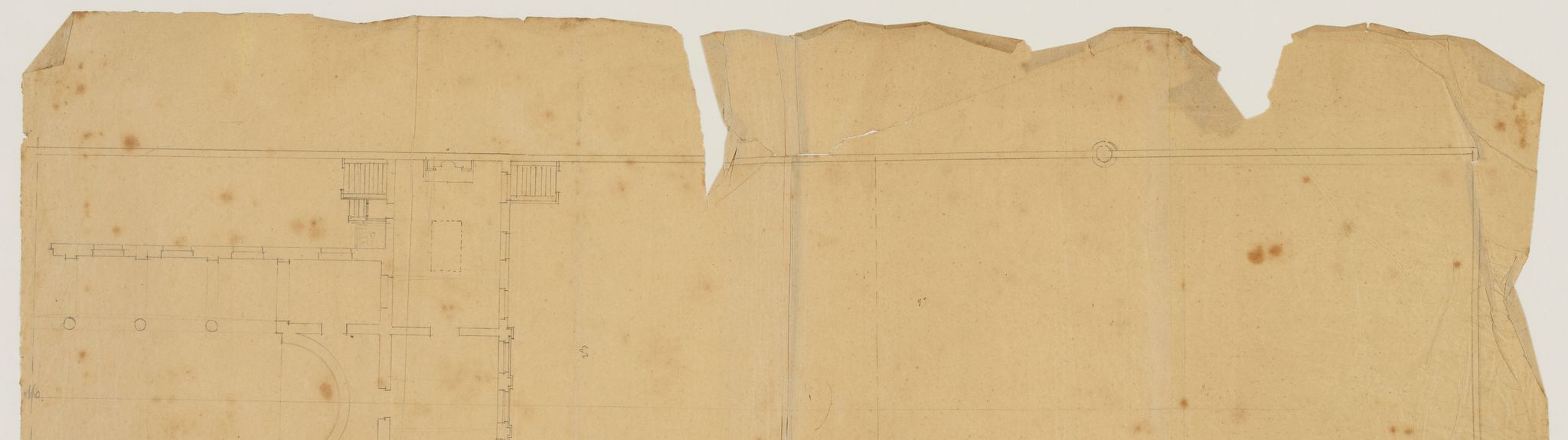 Plan de l'église Saint-Pierre-de-Chaillot