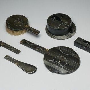 Vanity Set, "Rond" Pattern