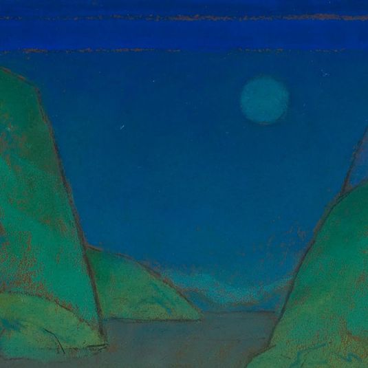 Sea Shore (set design for Alice-in-Wonderland, 1915)