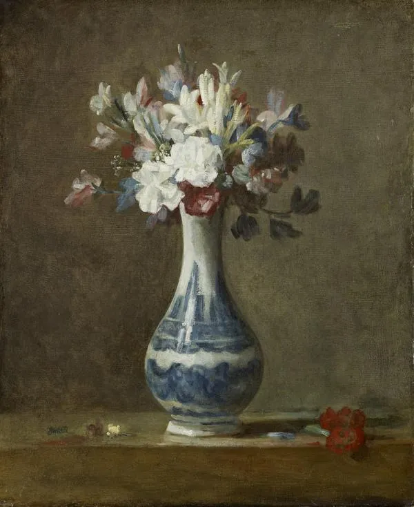 A Vase of Flowers by Siméon Chardin | National Galleries of