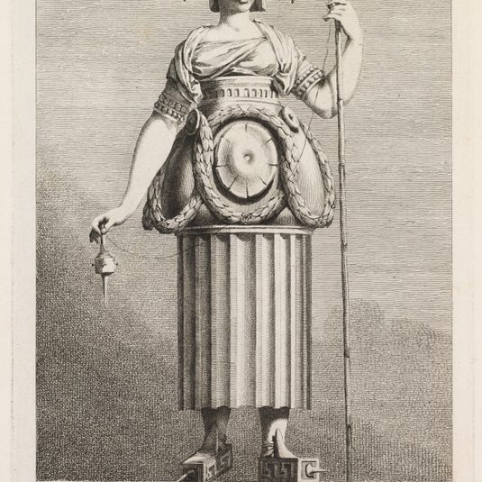 Mascarade à la Grecque: Bergère à la Grecque (Plate 4)