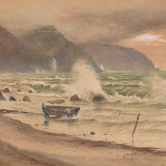 Landscape with Two Men and a Boat
