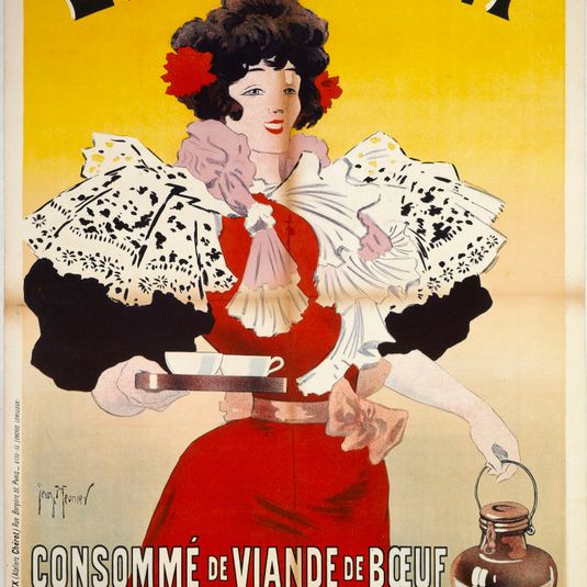 L'EXCELLENT/ CONSOMME DE VIANDE DE BŒUF/LE SEUL FRAIS TOUS LES JOURS