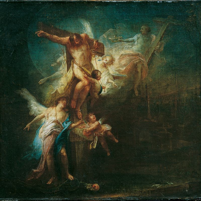 Christ Takes the Good Thief into Heaven
