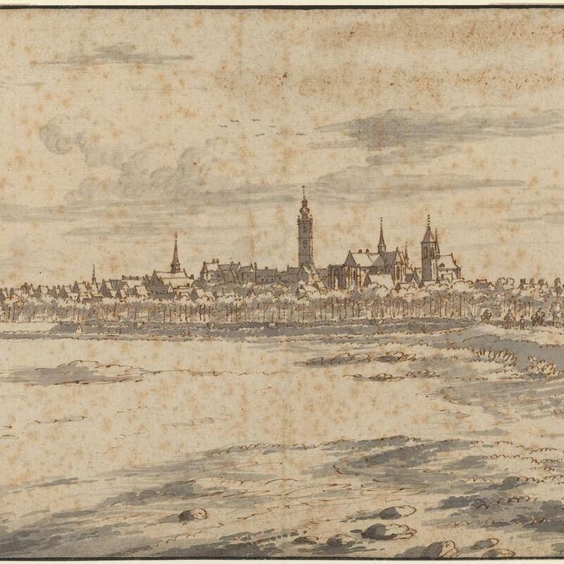 View of Mons, Belgium