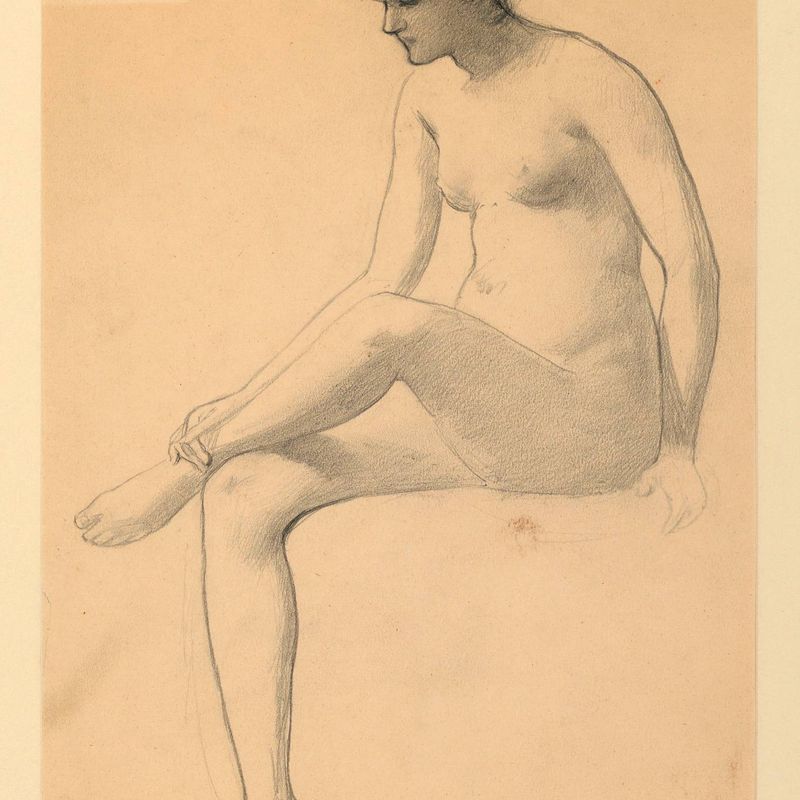 Seated Female Nude