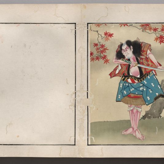 Double-Leaf from Album of Actor Portraits
