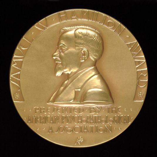 Samuel W. Hamilton Award for Distinguished Contribution to Psychopathology (obverse)