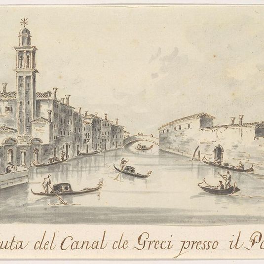The Rio dei Greci, with the Ponte della Pieta in the Distance