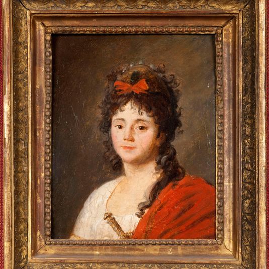 Portrait de Mademoiselle Maillard (Marie-Thérèse Davoux, 1766-1818, dite), chanteuse à l'Opéra