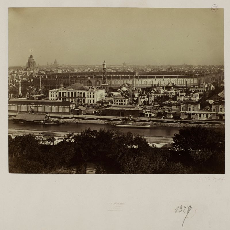 Le Champs-de-Mars, palais de l'Exposition universelle de 1867