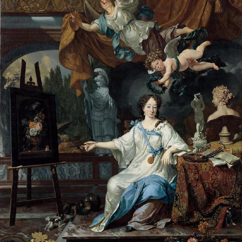 Portrait of An Artist in Her Studio