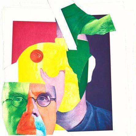 Self-Portrait (collage made from discarded cut-up proofs)