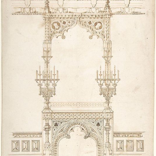 Design for a Gothic Mirror