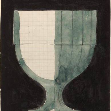 Design for a Container with Stem