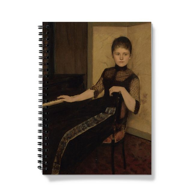 Portrait of Jonkvrouwe Maria Francisca Louisa Dommer van Poldersveldt, Fernand Khnopff Notebook Smartify Essentials