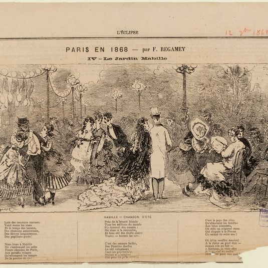Paris en 1868 / IV - Le jardin Mabille
