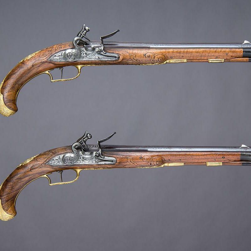 Pair of Flintlock Pistols