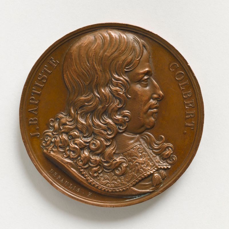 Jean-Baptiste Colbert (1619-1683), contrôleur général des finances (1665-1683), secrétaire d'Etat de la Maison du Roi et secrétaire d'Etat de la Marine (1669-1683), 1826
