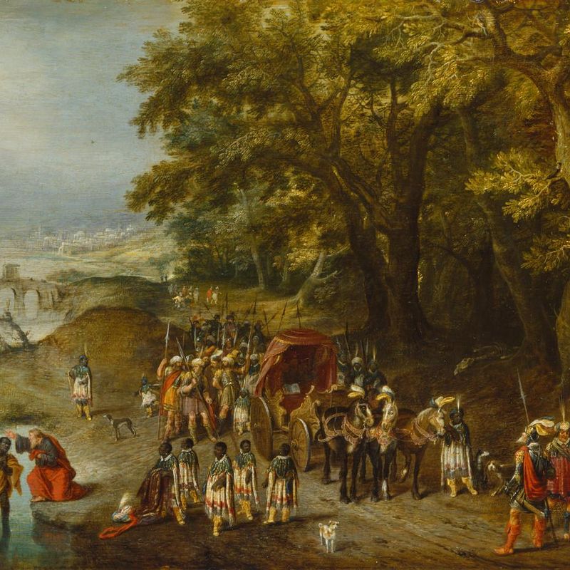 Philippus tauft den äthiopischen Kämmerer