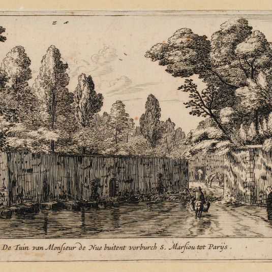 Le jardin de M. de Nue.